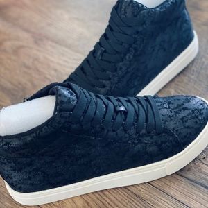 Corkys Black Metallic Leopard Sneakers